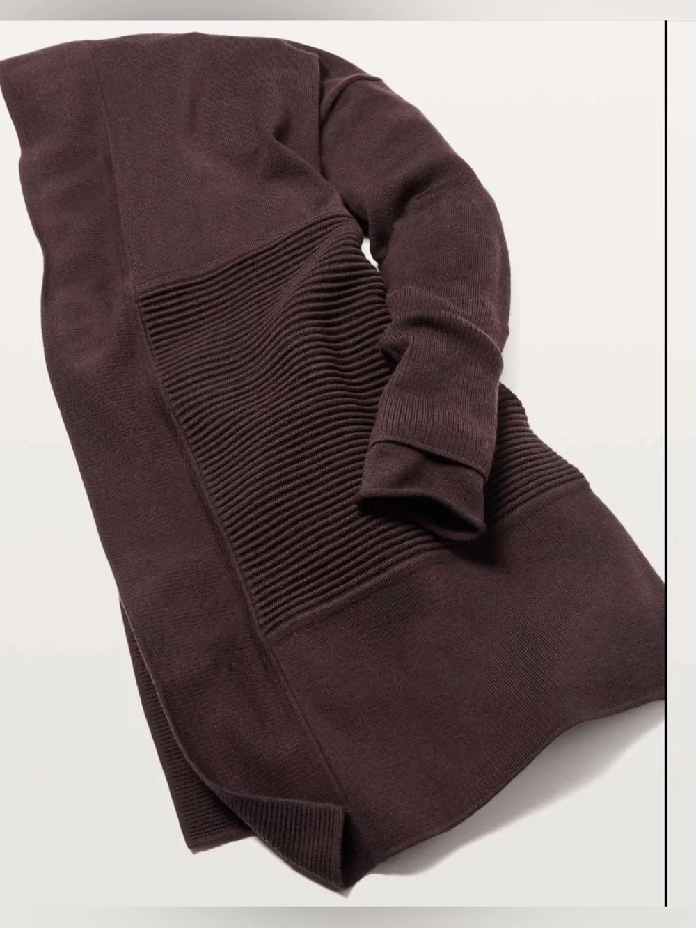 lululemon athletica Open-Front Longline Cardigan - Plum size M